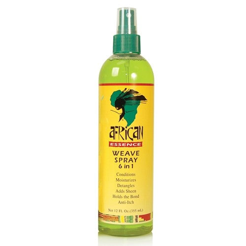 African Essence Weave Spray 6 In 1 355ml - Ultimate Care for Your Weaves and Extensions