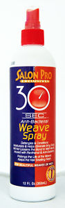 Salon Pro 30 Second Anti Bacterial Weave Spray 355Ml