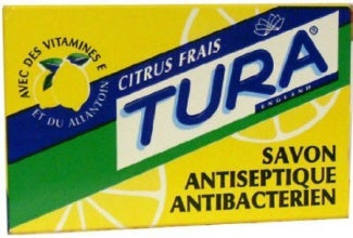 Tura Antiseptic Antibacterial Lemon Fresh Soap 75G