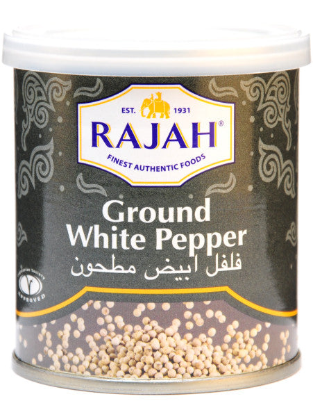 Rajah Ground White Pepper Tube 100G