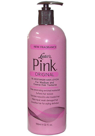 Lusters Pink Original Oil Moisturizer Hair Lotion 32Oz.