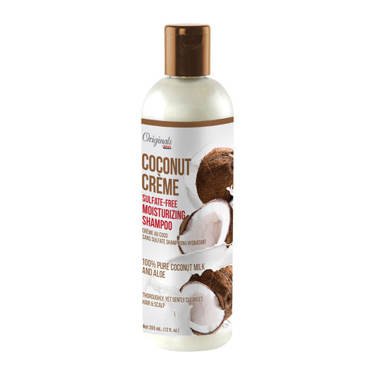Africa's Best Originals Coconut Creme Sulfate-Free Moisturizing Shampoo - 12 Oz