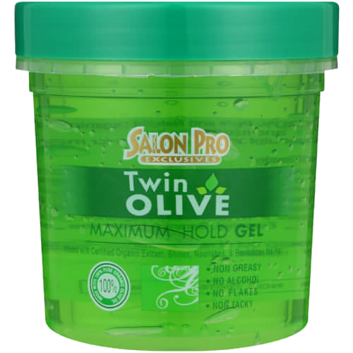 Salon Pro Twin Olive Maximum Hold Hair Styling Gels