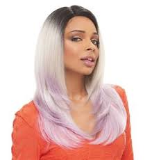 Janet Collection Human Hair Blend Lace Front Wig Brazilian Scent - RAY