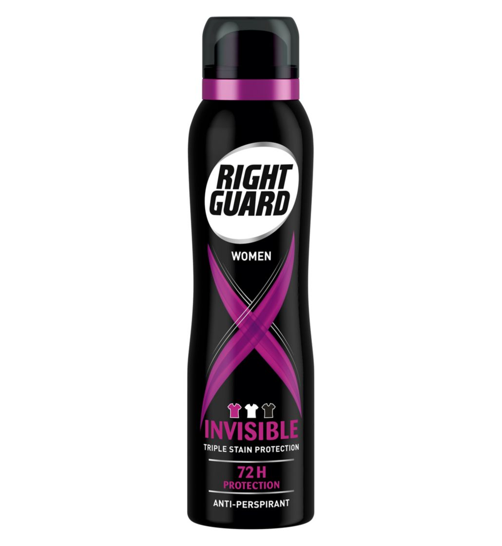 Right Guard Xtreme Women Invisible 72H Protection Anti-Perspirant - 150ml