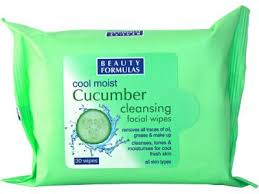 Beauty Formulas Cucumber Cleansing Facial Wipes 