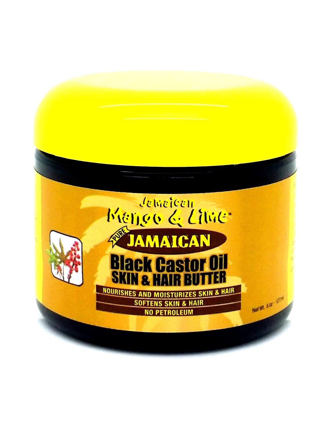 JAMAICAN MANGO & LIME BLACK CASTOR OIL HAIR BUTTER - 6OZ