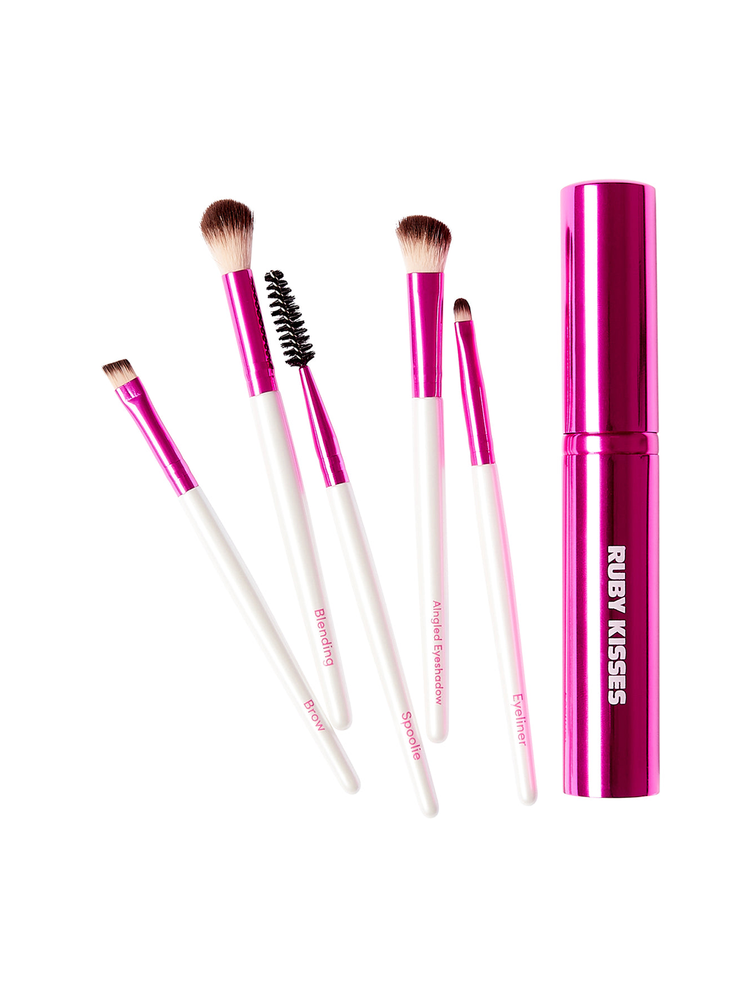 Ruby Kisses Premium Makeup Brushes Set - 5 Pieces