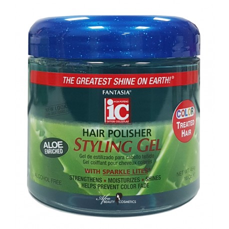 Fantasia Ic Hair Polisher Styling Gel With Sparkle Lites 454G