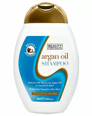 Beauty Formulas Shampoo with argan oil for normal to dry hair 250 ml