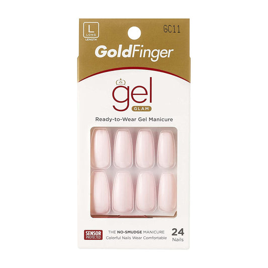 KISS GoldFinger Gel Glam Manicure Nails GC11