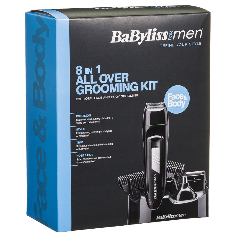 Babyliss For Men 8 In One All Over Grooming Kit