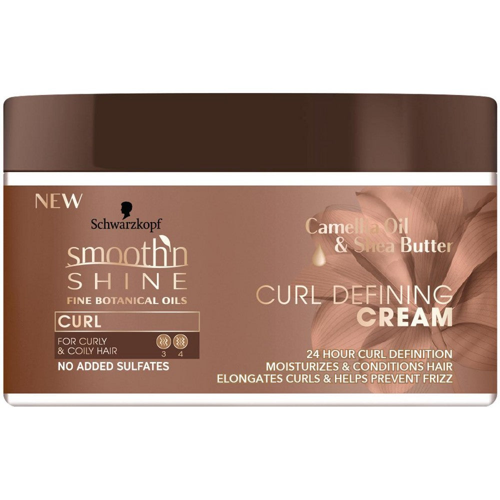 Schwarzkopf Smooth 'n Shine Camellia Oil & Shea Butter Defining Cream