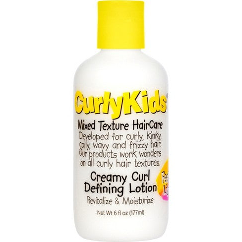 Curly Kids Mixed Texture HairCare Creamy Curl Defining Lotion - 6 Oz