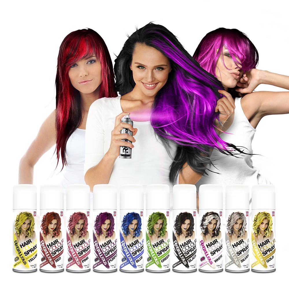 Paint Glow Rebellious Hair Colour Spray Purple - 125ml