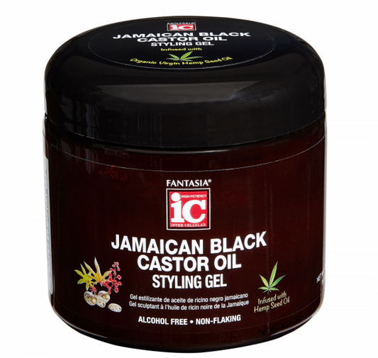IC Fantasia Jamaican Black Castor Oil Styling Gel 16 Oz
