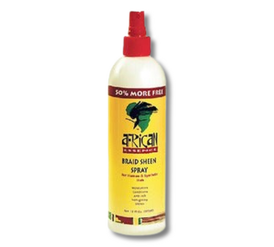 African Essence Braid Sheen Spray 12 Oz - U3 | Nourishing Care for Braids and Twists