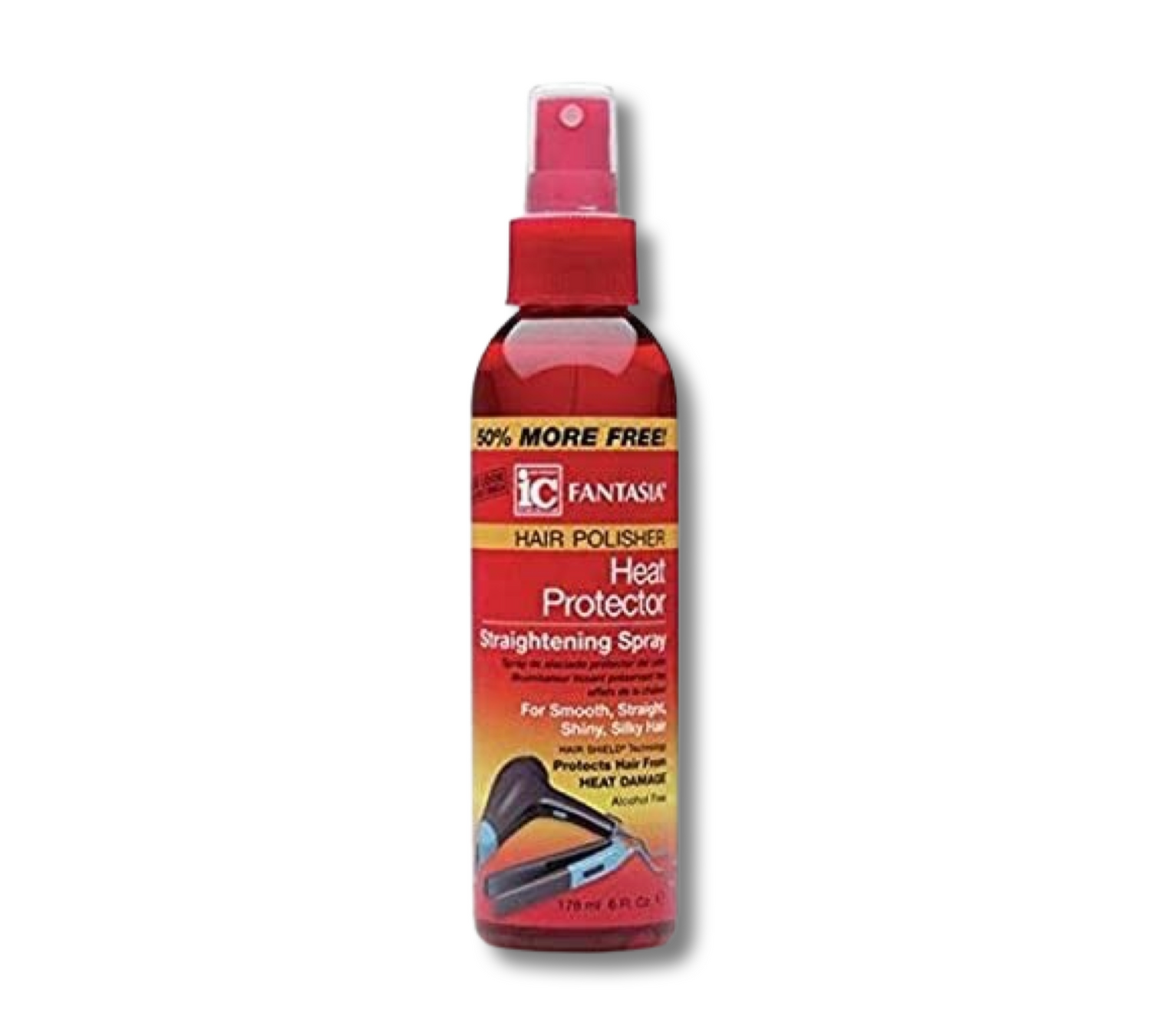 Fantasia IC Hair Polisher Heat Protector Straightening Serum 178ml