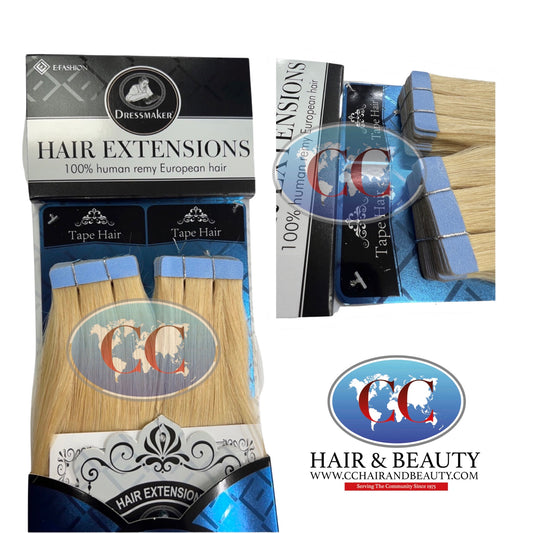 Dressmaker Human Hair Tape In Extensions 18"