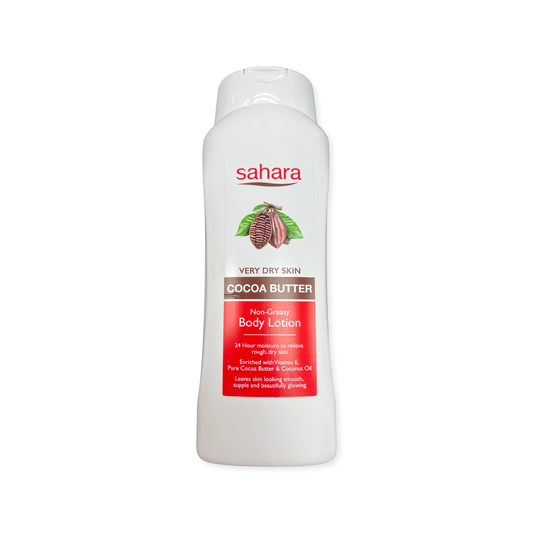 Sahara Single Bible Cocoa Butter Very Dry Skin Body Lotion - 500ml