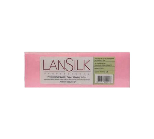 Lansilk Professional Paper Waxing Strips Pink