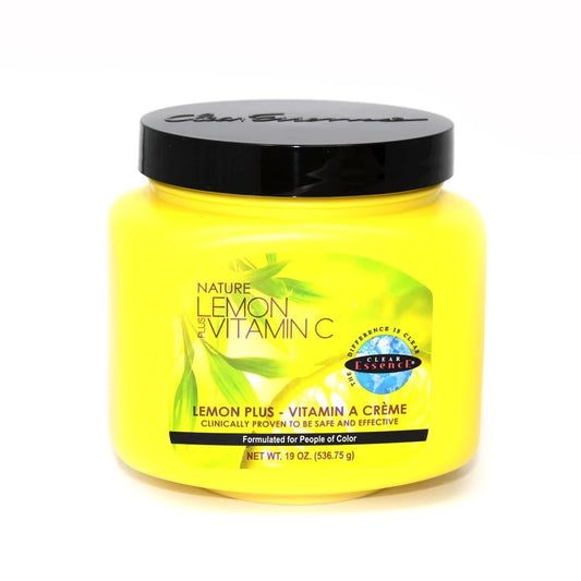 Clear Essence Lemon Plus Vitamin A Body Cream - 19oz