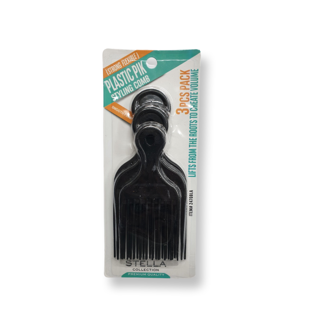Magic Collection 3Pcs Styling Pik Comb - Item #2470BLA