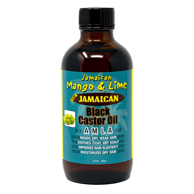 Jamaican Mango & Lime Black Castor Oil - Amla - 4oz