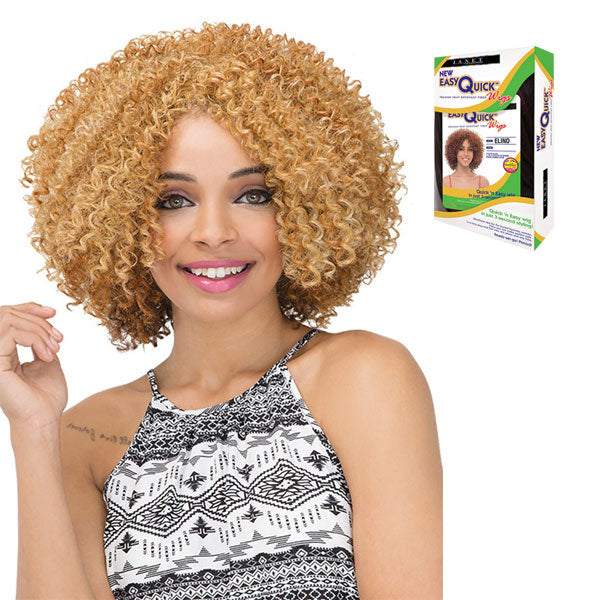 Janet Collection New Easy Quick Synthetic Half Wig  - Karis