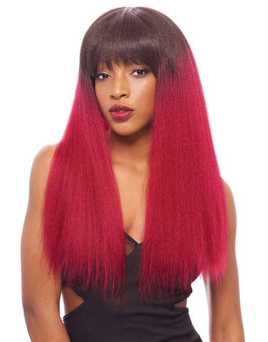 Janet Collection Human Hair Blend Lace Front Wig Brazilian Scent - HARPER