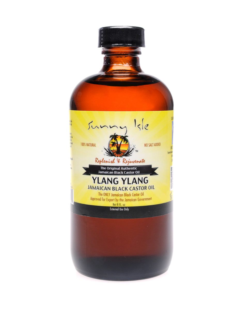 Sunny Isle Original Jamaican Black Castor Ylang Ylang Oil 8oz