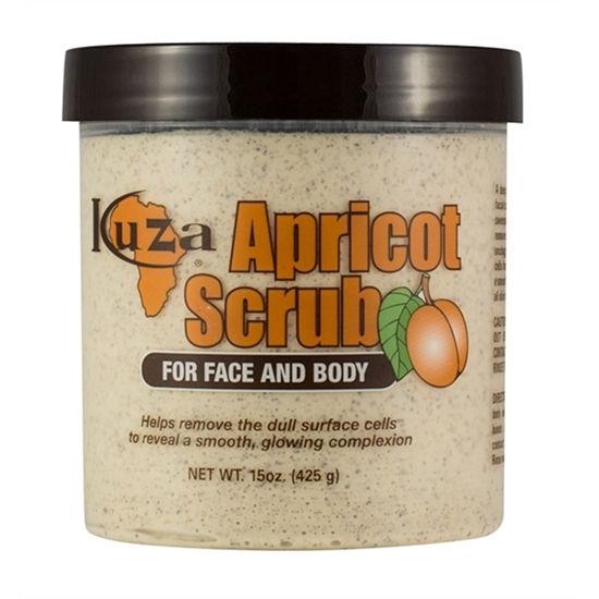 Kuza Face & Body Apricot Scrub - 15 Oz 