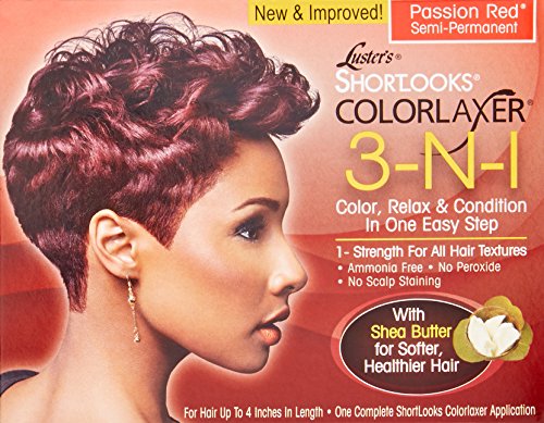 Luster's Shortlooks ColorLaxer 3in1 Passion Red