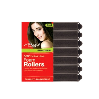 Magic Collection Foam Rollers 5/8" (14 Pack) - #123BLAS