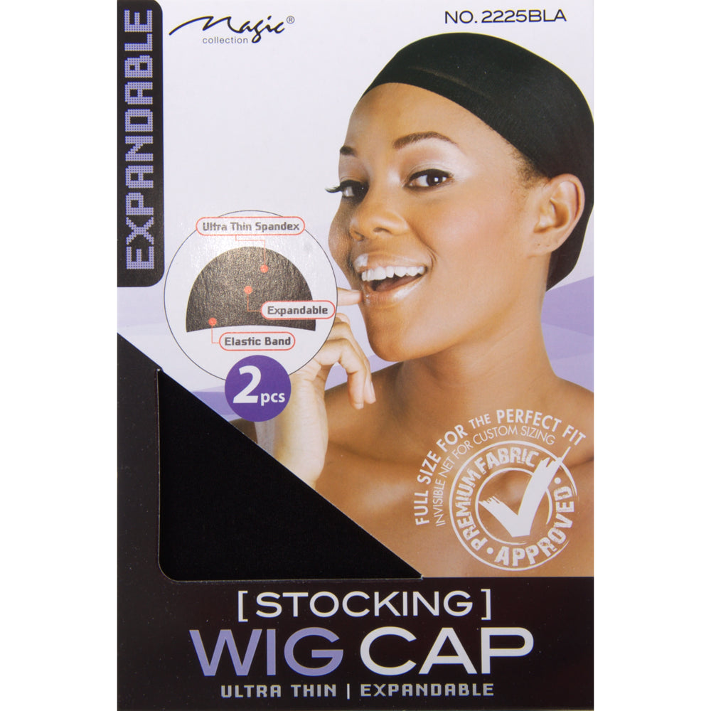 Magic Collection Stocking Wig Cap #2225BLA