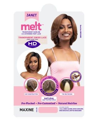 Janet Collection HD Melt Extended Part Lace Front Wig - Maxine