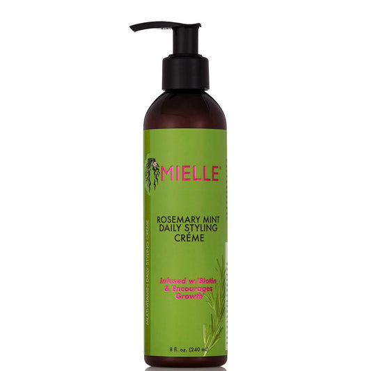 Mielle Rosemary Mint Multi-Vitamin Daily Styling Creme For Curly Hair Definition, Paraben And Silicone Free, 240 ml