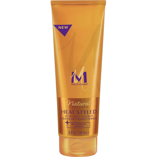 Motions For Natural Textures Heat Styled Straght Finish Leave In Conditioner 8 Oz