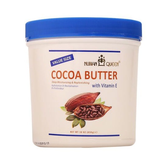 Nubian Queen Cocoa Butter With Vitamin E - 30 Oz