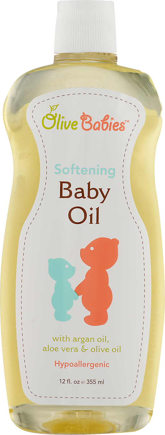Olive Babies Softening Baby Oil 12 355ml