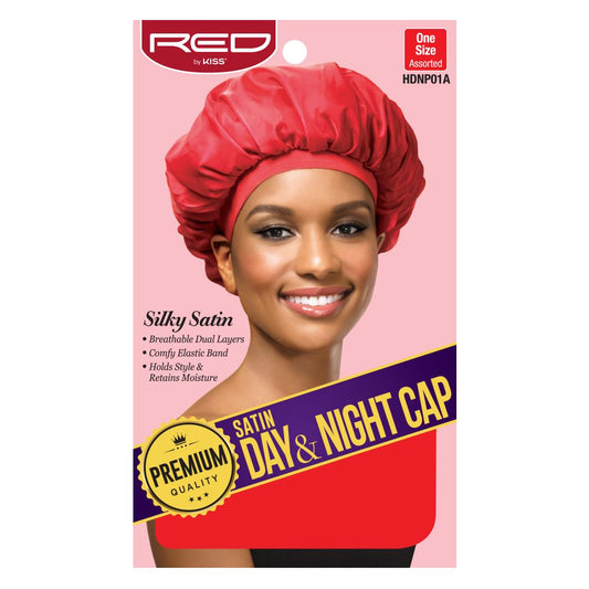 Red by Kiss Satin Day & Night Cap, Assorted