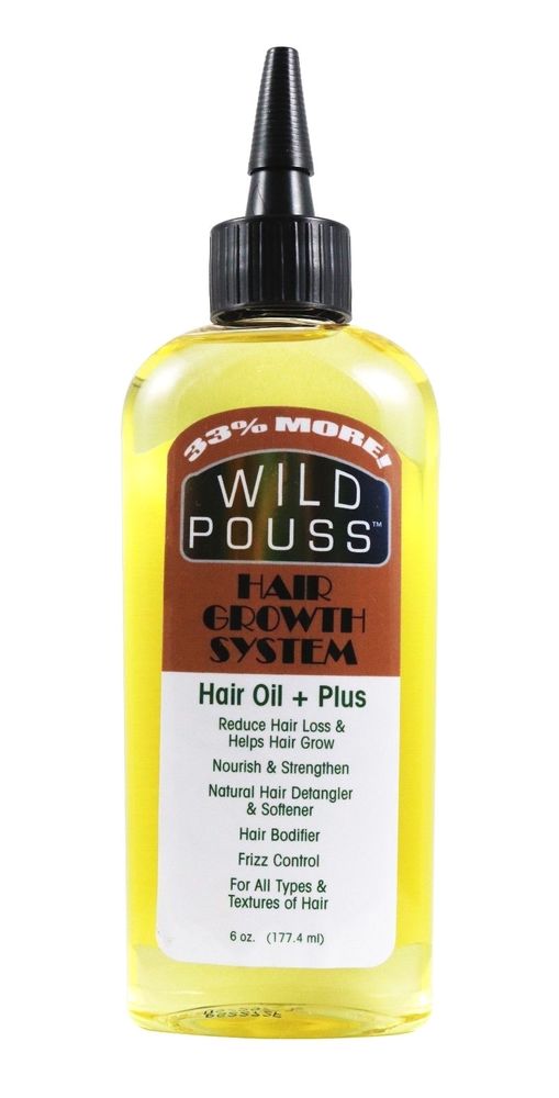 Wild Pouss Hair Oil + Plus - 6 Oz