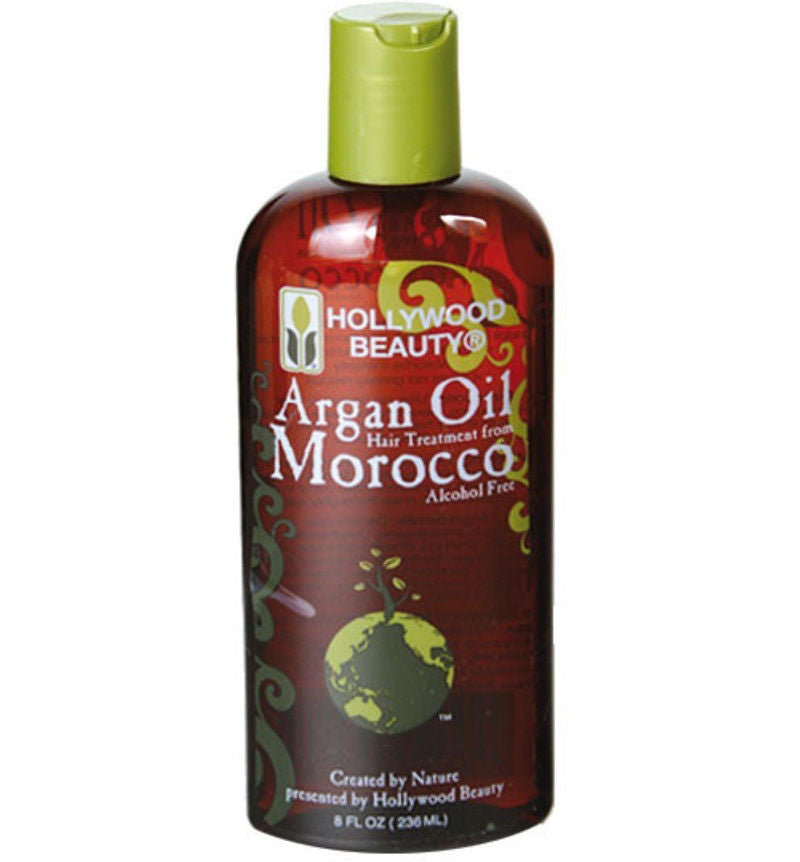 HOLLYWOOD BEAUTY Argan Oil Hair Treatment from Morocco 8oz 