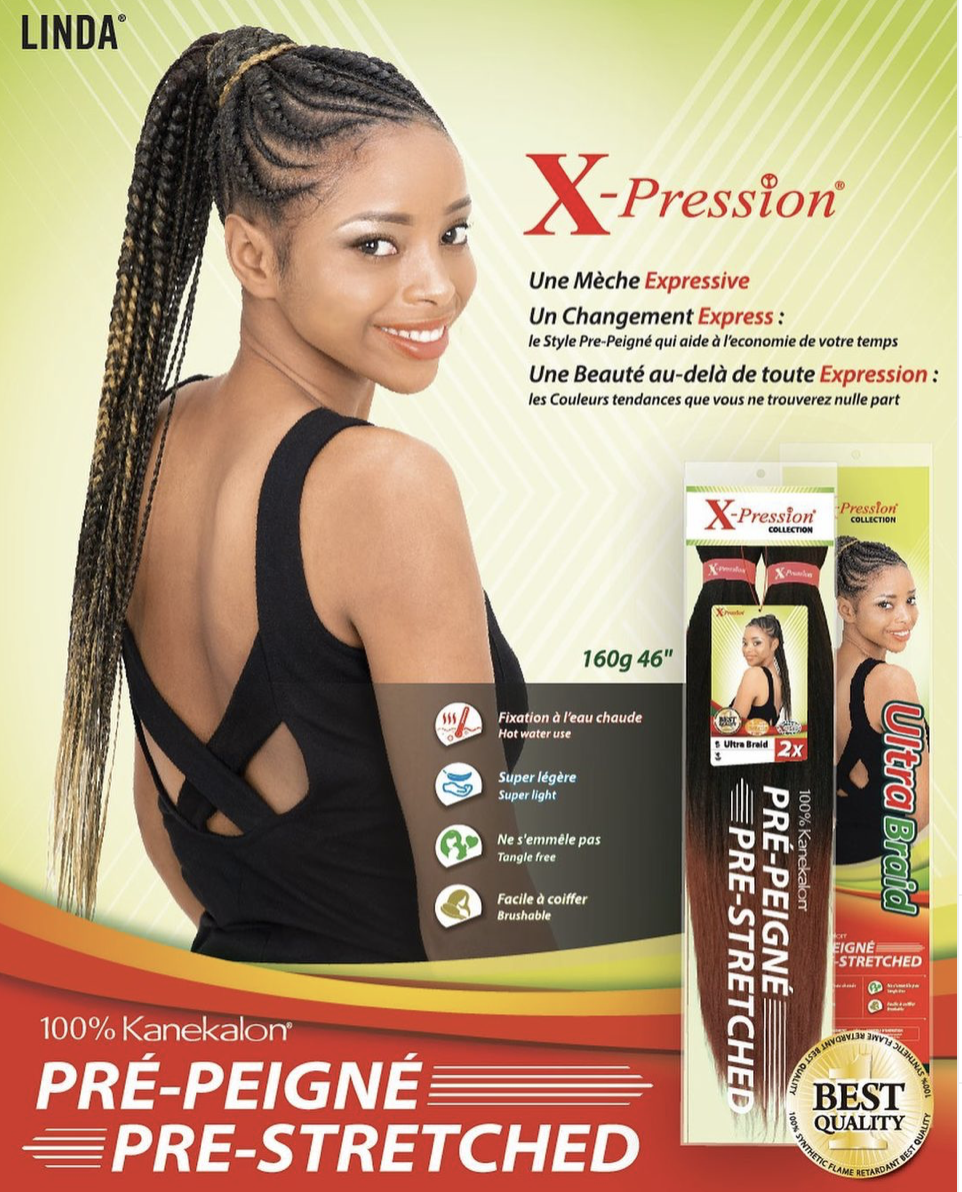 X Pression Ultra Braid Pre Stretched CC Hair Beauty