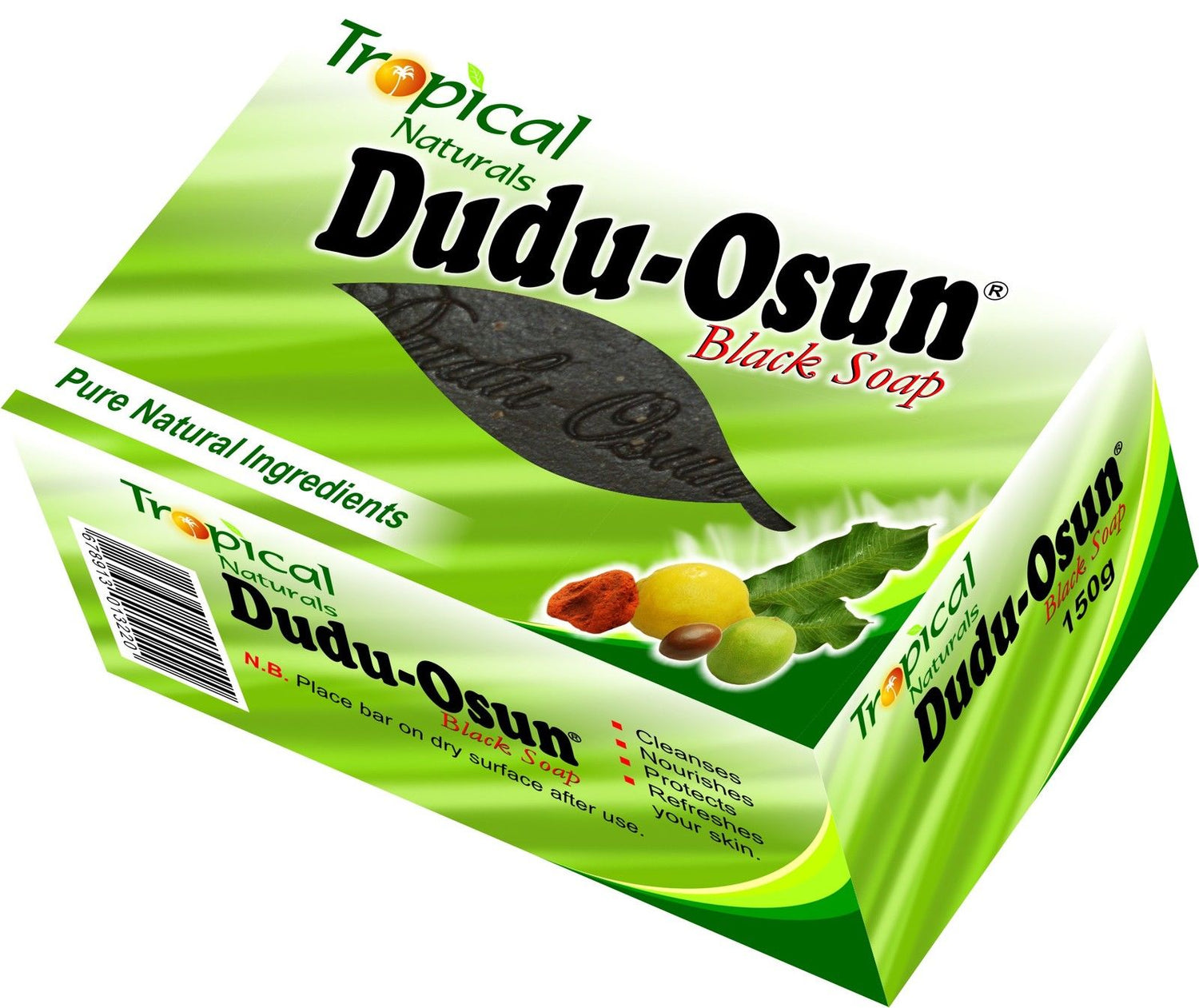 Tropical Naturals Dudu Osun Black Soap 150gm For Psoriasis,Eczema,Acne,Fungus