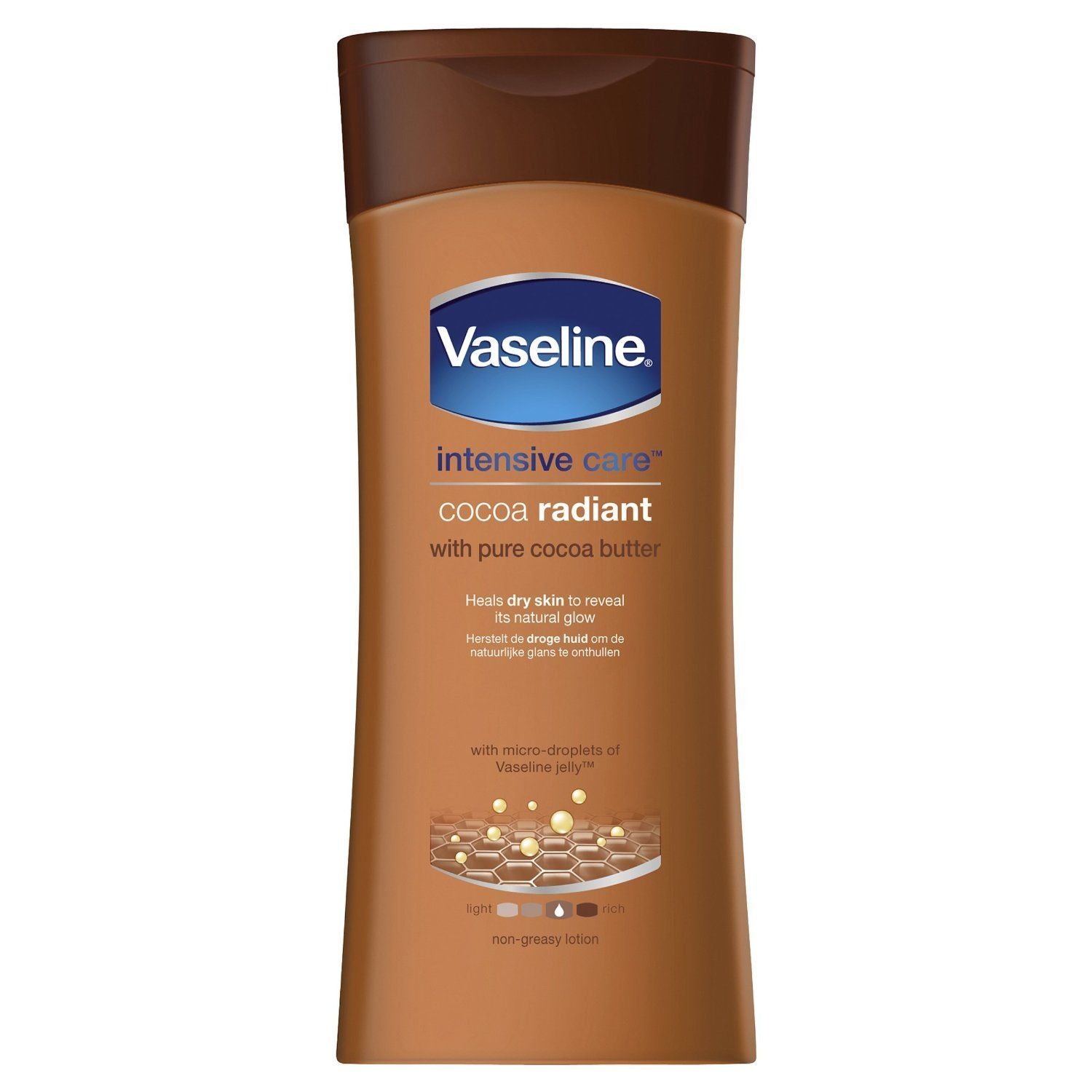 Vaseline Intensive Care Cocoa Radiant non greasy Lotion 400ml