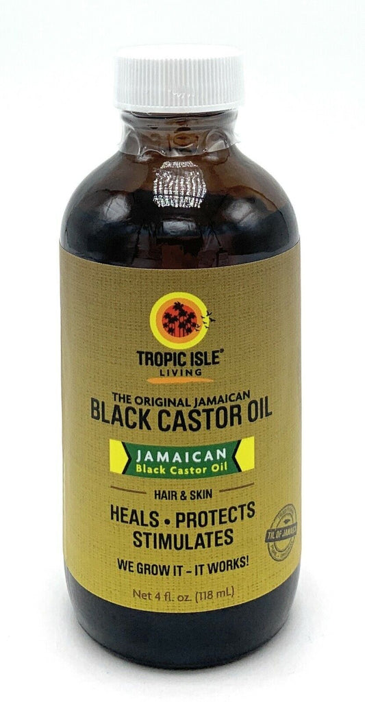 Tropic Isle Living 100% Natural Jamaican Black Castor Oil 4oz