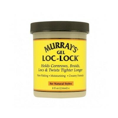 Murrays Loc-Lock Gel Holds Cornrows Braids & Twists 8Oz (236 ml)