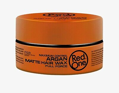 Red One Argan Matte Hair Wax-5OZ (150ML)