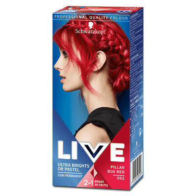 Schwarzkopf Live Semi- Permanent Ultra Bright Or Pastel Hair Dyes